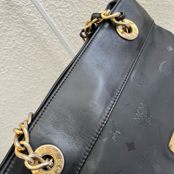 MCM Black Leather Women's Bag - Picture 5 of 14